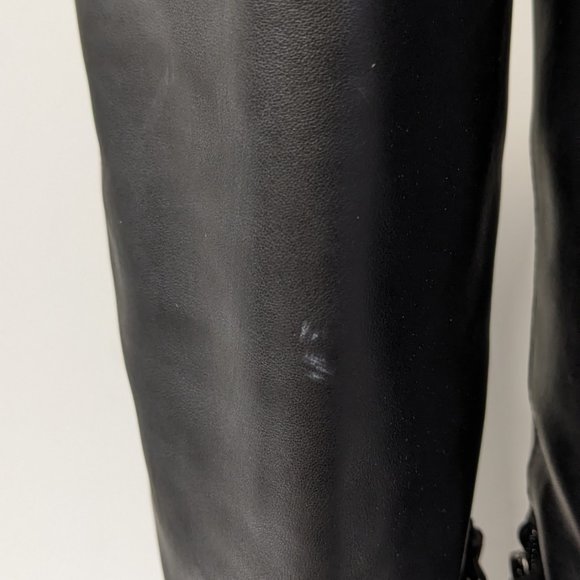 Sam Edelman Pansy Knee High Boots, Black Leather, Women's 8.5 M - Picture 7 of 7